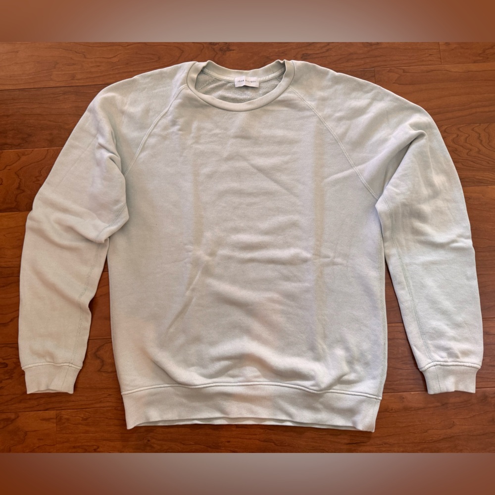 John Elliott Cotton Mint Crewneck Sweatshirt